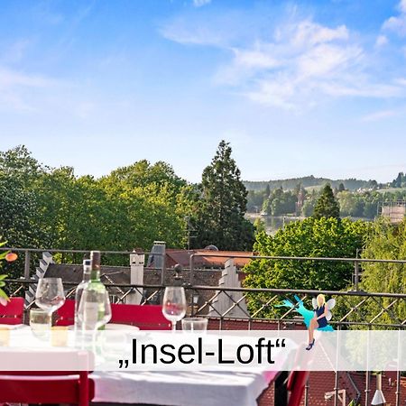 Ferienwohnung Insel-Loft - Maisonette Auf Der Insel, Exklusiv Mit Dachterrasse Λιντάου Εξωτερικό φωτογραφία